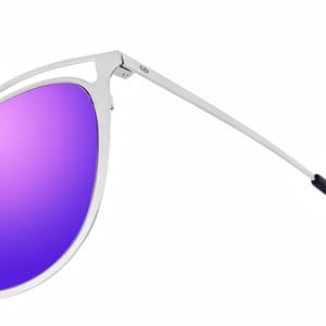 Gafas de sol de metal con forma ovalada Clarinha mujer