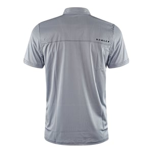 Oakley Collar de manga corta Mensor gris claro Offset Urban Golf Polo Camiseta 433689 02E