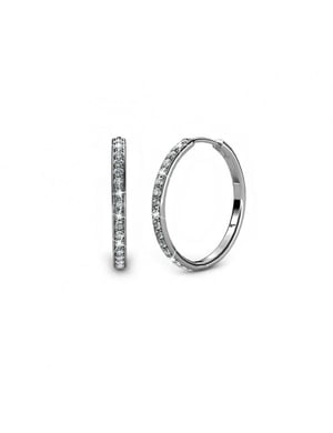 Pendientes Chic - Plata y Cristal