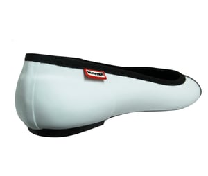 Zapatillas Hunter Original Ballet Blanco Mujer