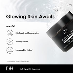 Dr H Colágeno Hidratante de Noche Antiedad 60ml