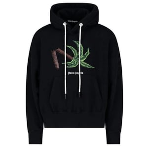Palm Angels Broken Palm Tree sudadera con capucha negra