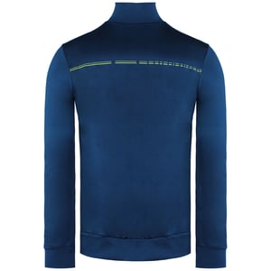 Lyle & Scott Counter Stripe Mens Blue Midlayer