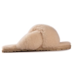 Aus Wooli Australia Pantuflas Brighton de lana de oveja para mujer