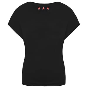 Supra Camiseta de las mujeres con el cuello redondo de la manga corta todas las gorras 192225 010