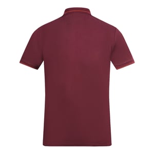 Polo con cuello con la marca Battle Rust de Lyle & Scott