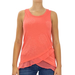 Camiseta tirantes cuello redondo ancho 73T2EX1 mujer