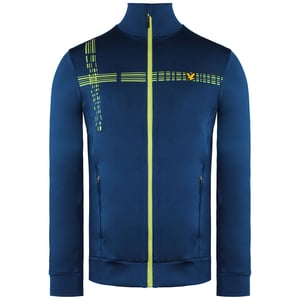 Lyle & Scott Counter Stripe Mens Blue Midlayer