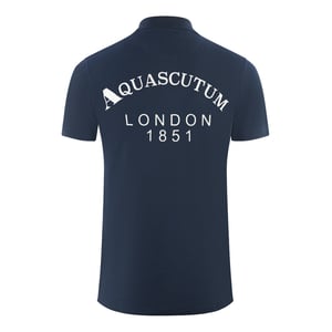 Aquascutum London 1851 Polo azul marino