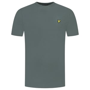 Camiseta verde oscuro con logo en el pecho de Lyle & Scott