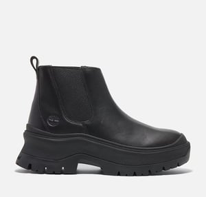 Botas de cuero negras para mujer Timberland Roxie Lane Chelsea