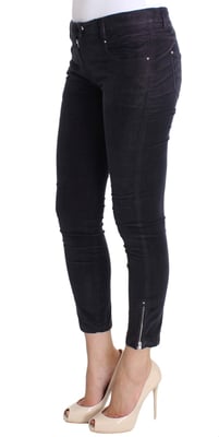 Jeans de Pana Cortos Morados de Costume National para Mujer