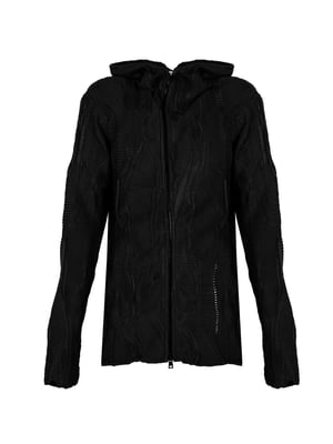 La Haine Inside Us Suéter Full Zip del hombre negro