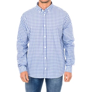 Camisa manga larga de cuello de solapa 3Y6C21-6N0QZ hombre