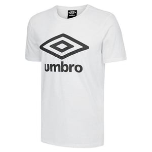 Umbro Logotipo grande Camiseta blanca para hombre