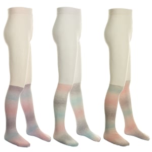 Leotardo cálido de algodón elástico 88728 niña