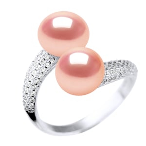 Llamarte a ti y a mí 2 cuentas de agua 9-10 mm joyas de oro amarillo dulce 925