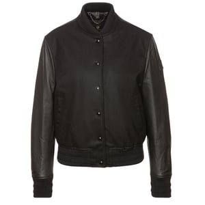 Chaqueta bomber de cuero negra Willow de Belstaff