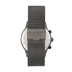 Reloj con pulsera de malla y cronógrafo Breed Espinosa con fecha