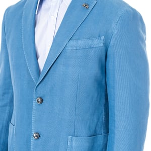 Americana manga larga con cuello de solapa JMJA01 hombre