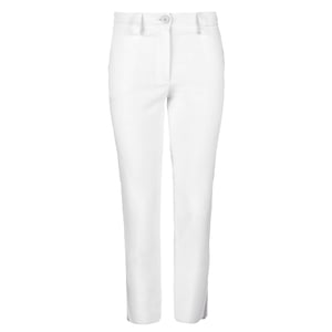 Pantalones blancos de algodón estilo vaquero