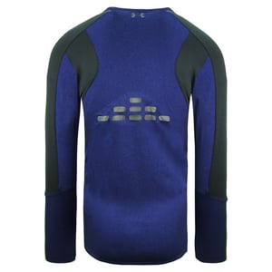Under Armour HeatGear Fitted Top Manga Larga Azul Marino Training Top Hombre 1306386 574