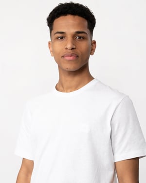 BOSS Orange Tales Camiseta de algodón con logo para hombre NOS
