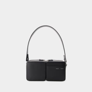 Bolso Hobo Stacked - Kara - Piel - Negro