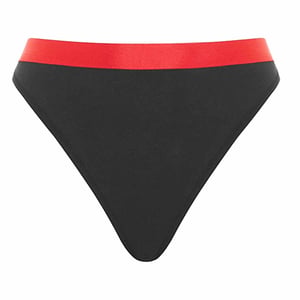 Nicce Winistand Black Womens Heart Thong Rear 211 2 15 08 0043
