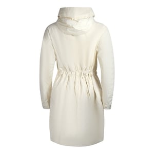 Parajumpers Chaqueta larga acolchada con capucha Eulalia Moonbeam blanca