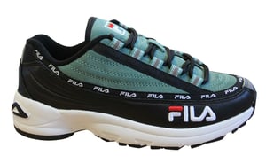 Fila Dstr97 S Womens Black/Entrenadores verde azulado