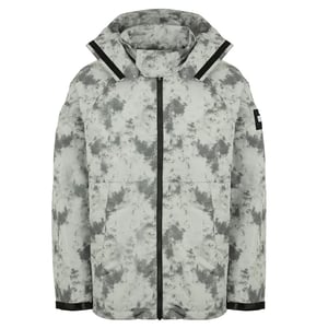Fin de semana del de fin de semana manga larga chaqueta con capucha para hombre oxidada jkaw2118 gris oxidado