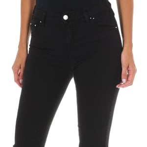 Pantalon Tejano Largo de tejido elástico 10DB50255-G239 mujer
