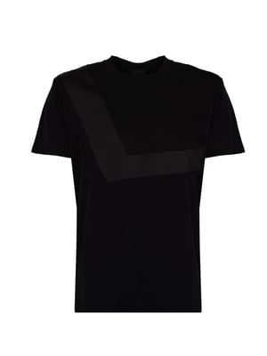 Les Hommes T-Shirt del hombre negro