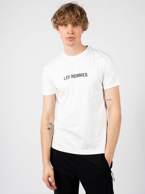 Camiseta Les Hommes Hombre Blanca