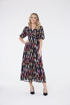 Maxivestido Yasmine Paintstroke