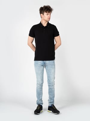 Iceberg camisa polo del hombre negro