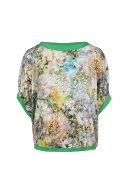 Top con estampado floral
