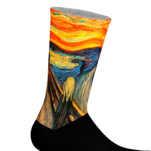 Calcetines de caña larga estampados elásticos unisex
