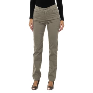 Pantalones largos de tejido elástico regular fit 6Y5J18-5N0RZ mujer