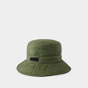 Bob Quilted Tech - Ganni - Sintético - Caqui