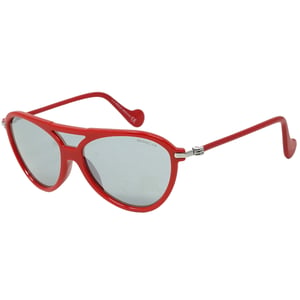 Moncler ML0054 67C OO Gafas de sol rojas
