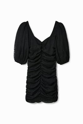Vestido Negro para Mujer Desigual
