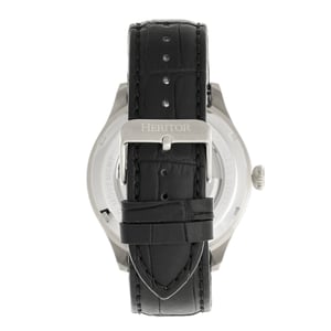 Reloj automático Heritor Gregory semiesqueleto con correa de cuero