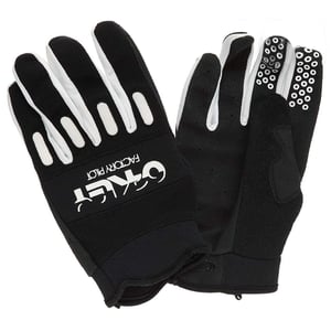Oakley Factory Cycling Sports Black White Mens Guantes 94048 001