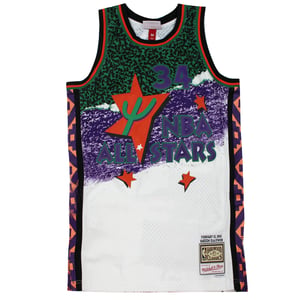 Mitchell y Ness Hakeen Olajuwon 34 1995-96 West NBA All Star Swingman Jersey