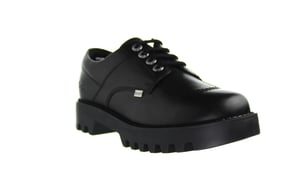 Pateadores Kizziie derby zapatos negros