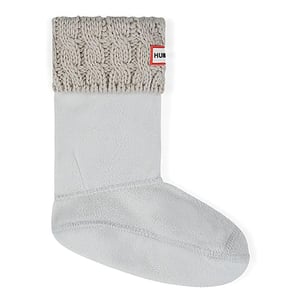 Calcetines de bota Hunter Original Cable Cuff Tall Kids White