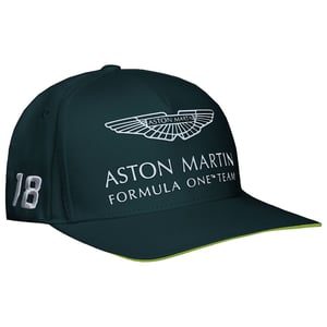 Gorra Verde de Hombre Aston Martin F1 Piloto Oficial Lance Stroll