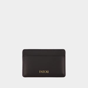 PATOU Tarjetero JP - - Piel - Negro